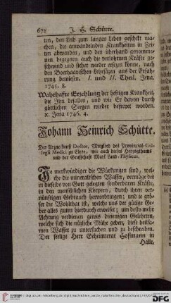 Johann Heinrich Schuette