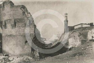 Niederlegung der Stadtbefestigung von Danzig an der Militärkirche