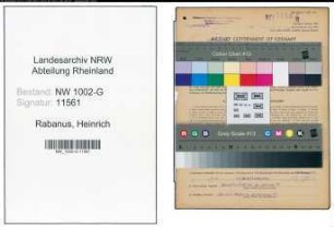 Entnazifizierung Heinrich Rabanus, geb. 24.11.1906 (Kellner)
