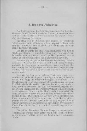 13. Bohrung Alsbachtal.