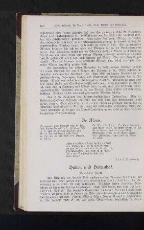 Hütten und Hüttenhof.