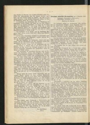Dreizehnte ordentliche Versammlung am 6. November 1880