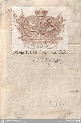 Exlibris: Friedrich August, Herzog von Braunschweig-Oels.