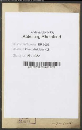 Dienstländereien für die Forstbeamten
