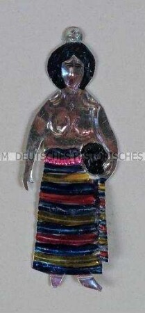Christbaumschmuck: Weibliche Figur