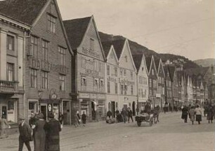 Bergen/Norwegen. Tyskebryggen