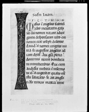 Perikopenbuch — Initiale I (n illo tempore)