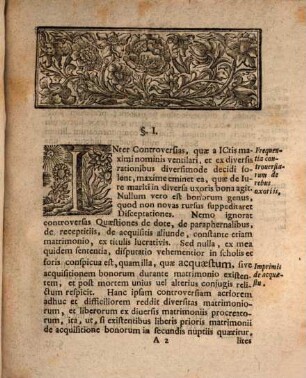 Diss. iur. inaug. in qua observationes quasdam de iure mariti in acquaestum uxoris per operas artificiales