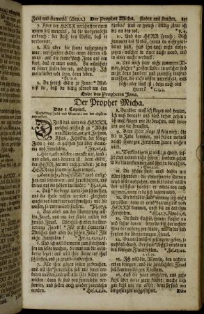 Der Prophet Micha.