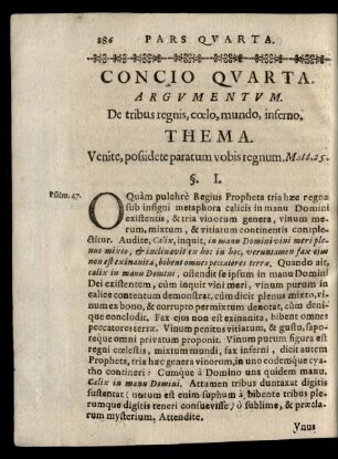 Concio Quarta [Tertia].