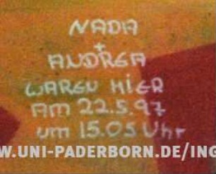 NADA + ANDREA WAREN HiER AM 22.5.97 um 15.05 Uhr
