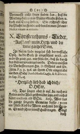 X. Christenthums-Lieder.