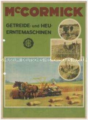 Informationsblatt über landwirtschaftliche Maschinen