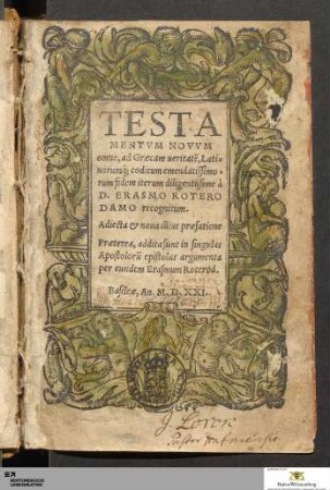 Testamentvm Novvm omne