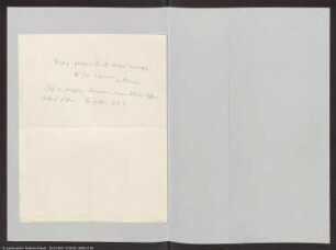 Brief von Harry Schewe an Alfred Wirth