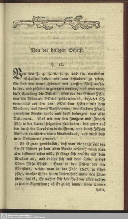 Von der heiligen Schrift