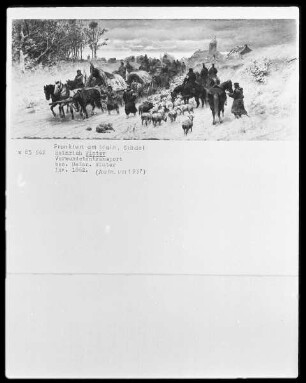 Verwundetentransport im Kriege 1870-1871