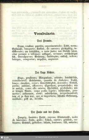 Vocabulario