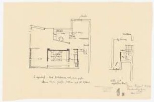 Fa. Thonet, Frankenberg/Eder. Thonet-Siedlung Wohnhaus Stoppel: Grundrisse 1:50