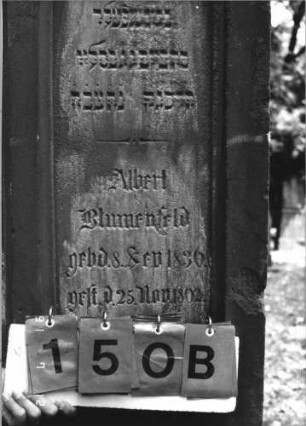 Grabstein 150 [Hahn S. 38 Grab-Nr. 1412]: Grabstein 150B [Hahn S. 38 Grab-Nr. 1412]
