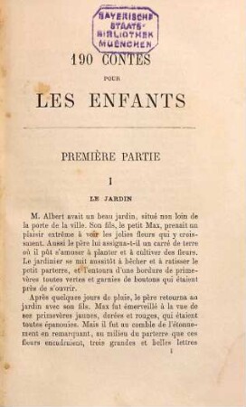 190 contes pour les enfants : Traduits de l'allemand par André van Hasselt et illustres de 29 gravures sur bois par Bertall