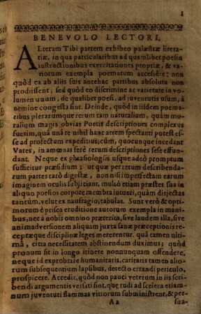 Palaestra Eloquentiae Ligatae : Novam ac facilem tam concipiendi, quam scribendi quovis Stylo poetico methodum ac rationem complectitur, viamque ad solutam eloquentiam aperit, 2.