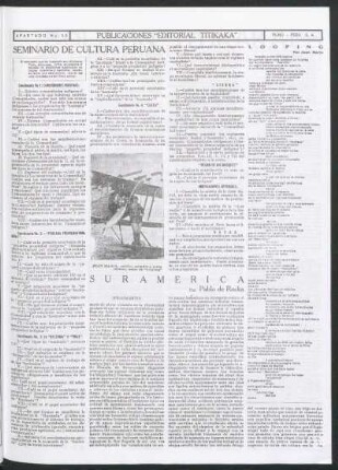 Suramérica : (Fragmentos)