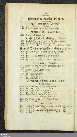 Regierungs-Bezirk Liegnitz