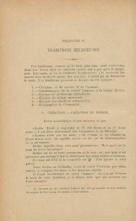 Chapitre II. Traditions religieuses