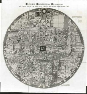 Manialium Ebstorfensium Mappa mundi (Ebstorfkarte): Weltkarte