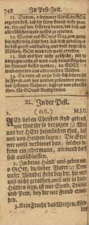 XL. In der Pest.