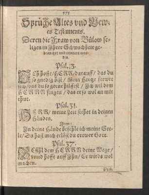 Sprüche Altes und Newes Testaments.