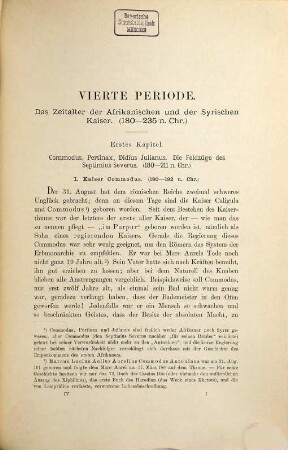 Geschichte des Römischen Kaiserreichs von der Schlacht bei Actium und der Eroberung Aegyptens bis zu dem Einbruche der Barbaren von Victor Duruy : Aus dem Französischen übersetzt von Gustav Hertzberg. Mit 2000 Illustrationen in Holzschnitt und einer Anzahl Tafeln in Farbendruck, 4