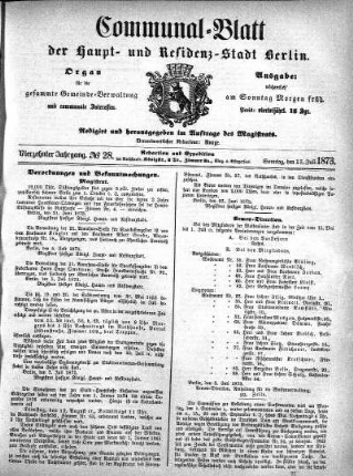 1873,28: No. 28, 13. Juli 1873