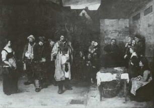 Eingefangene Landstreicher