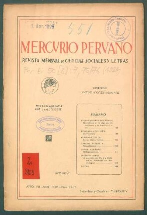 19240007075: Año 7.1924=Nr. 75/76