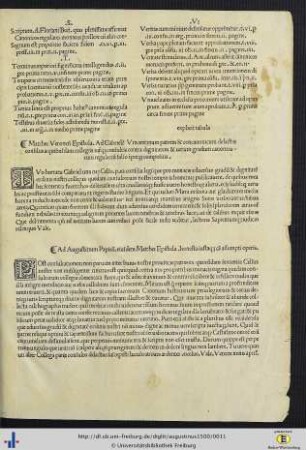 Ad Augustinum Papiensem. Eiusdem Matthei Epistola...
