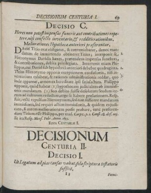 Decisionum Centuria II