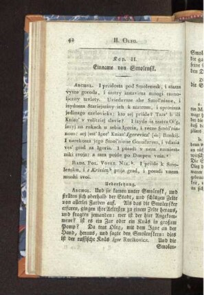 Kap. II. Einname von Smolensk
