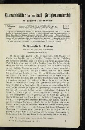 ¬Die¬ Hierarchie der Urkirche : (Clemens-Haan-Stftung)