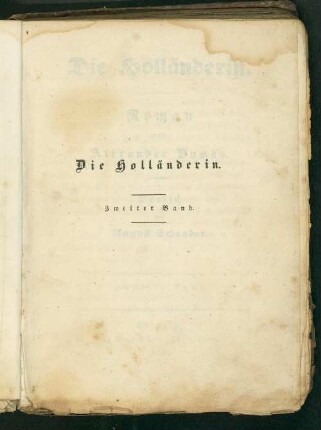 2. Bd.: Die Holländerin : Roman