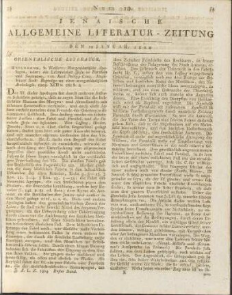 Num. 10. Den 12. Januar 1804