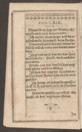 Psalm CXIX.