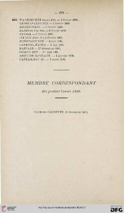 Membre correspendant