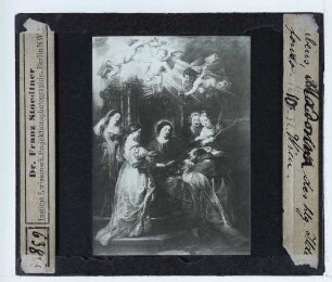 Rubens, Ildefonso-Altar: Maria erscheint dem Hl. Ildefonso (Mittelteil) (Wien KHM GG_678),Rubens, Ildefonso-Altartriptychon (Wien KHM GG_678)