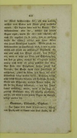 Guntram, Chilperich, Sigebert