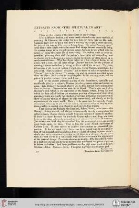 Extracts from “The Spiritual in Art” [translated from German]