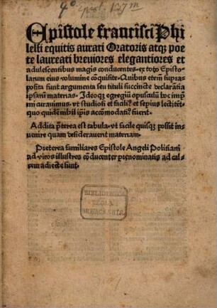 Epistolae breviores