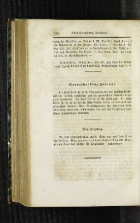 Korrespondenz-Journal
