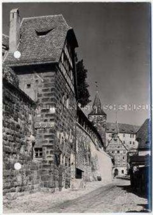 Nürnberg, Kaiserburg bei Nacht